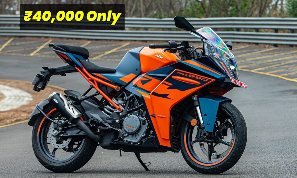 “Easy KTM RC 390 Purchase: Just ₹40,000 Down Payment!”