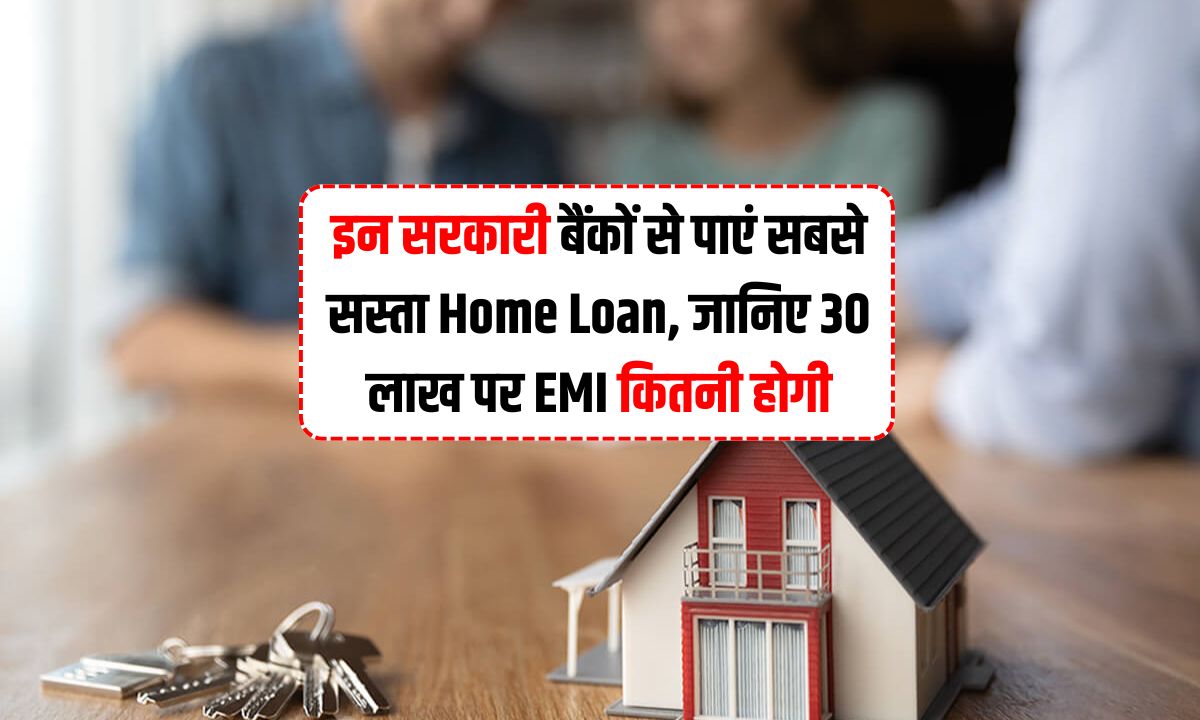 “Unlock the Best Deals: Cheapest Home Loan EMI on 30 Lakhs”